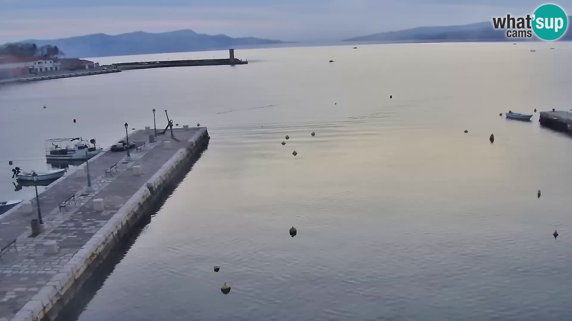 Senj camera en vivo – Vista panorámica de Senj riva