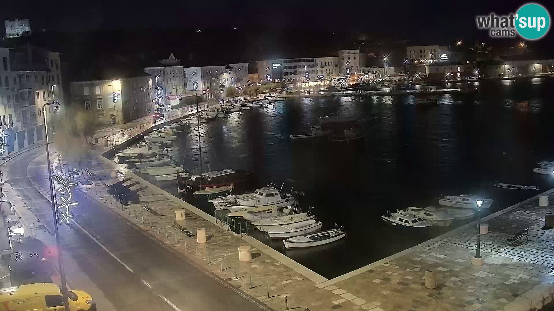 Senj camera en vivo – Vista panorámica de Senj riva
