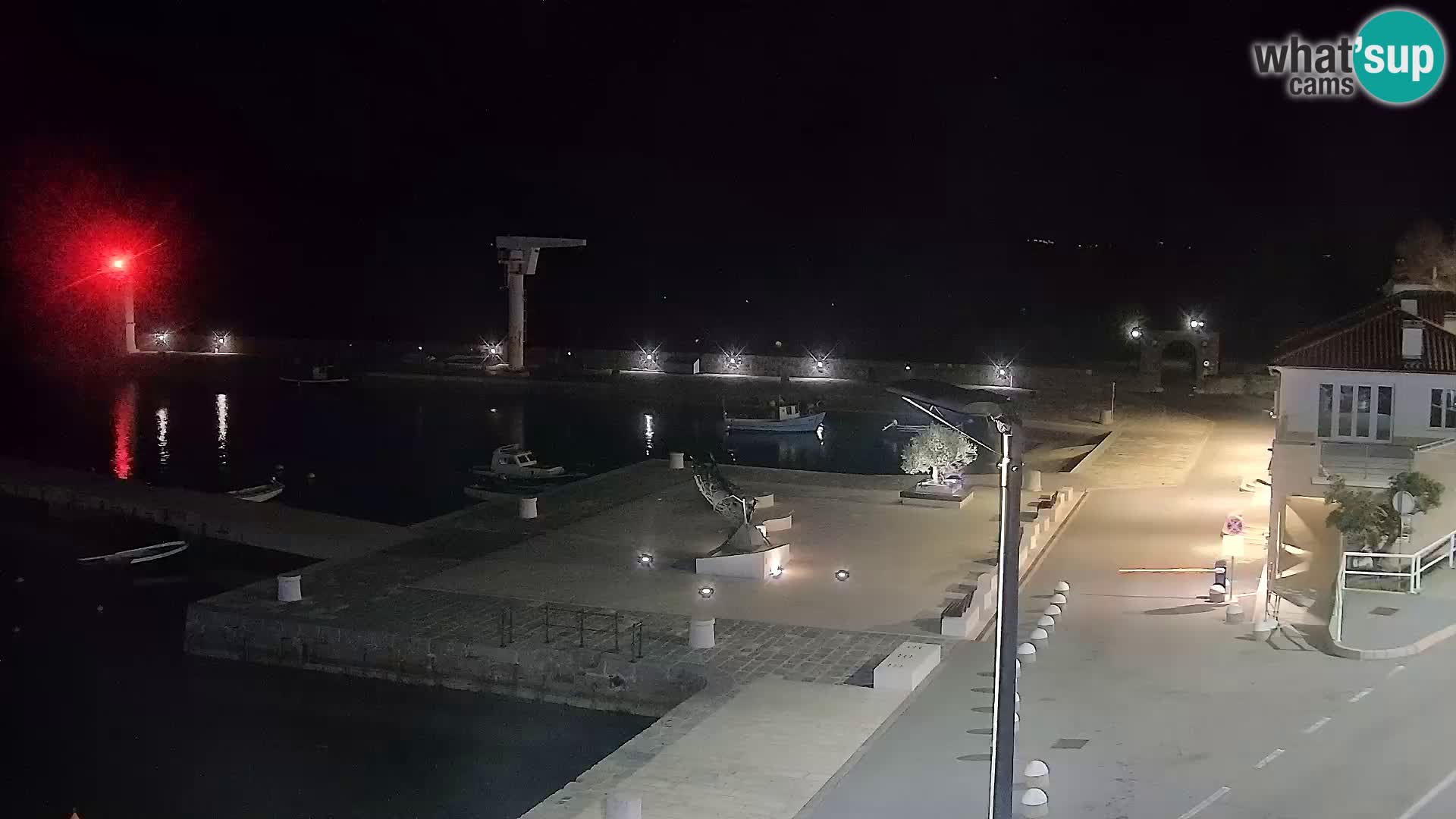 Webcam Segna – Panorama dell’lungomare di Senj