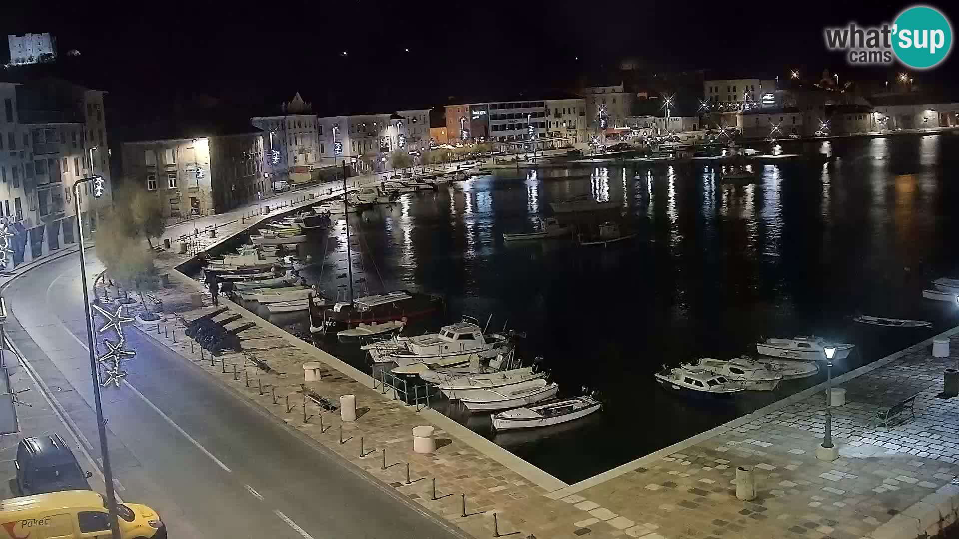 Senj Webcam – Panoramic view of Senj riva
