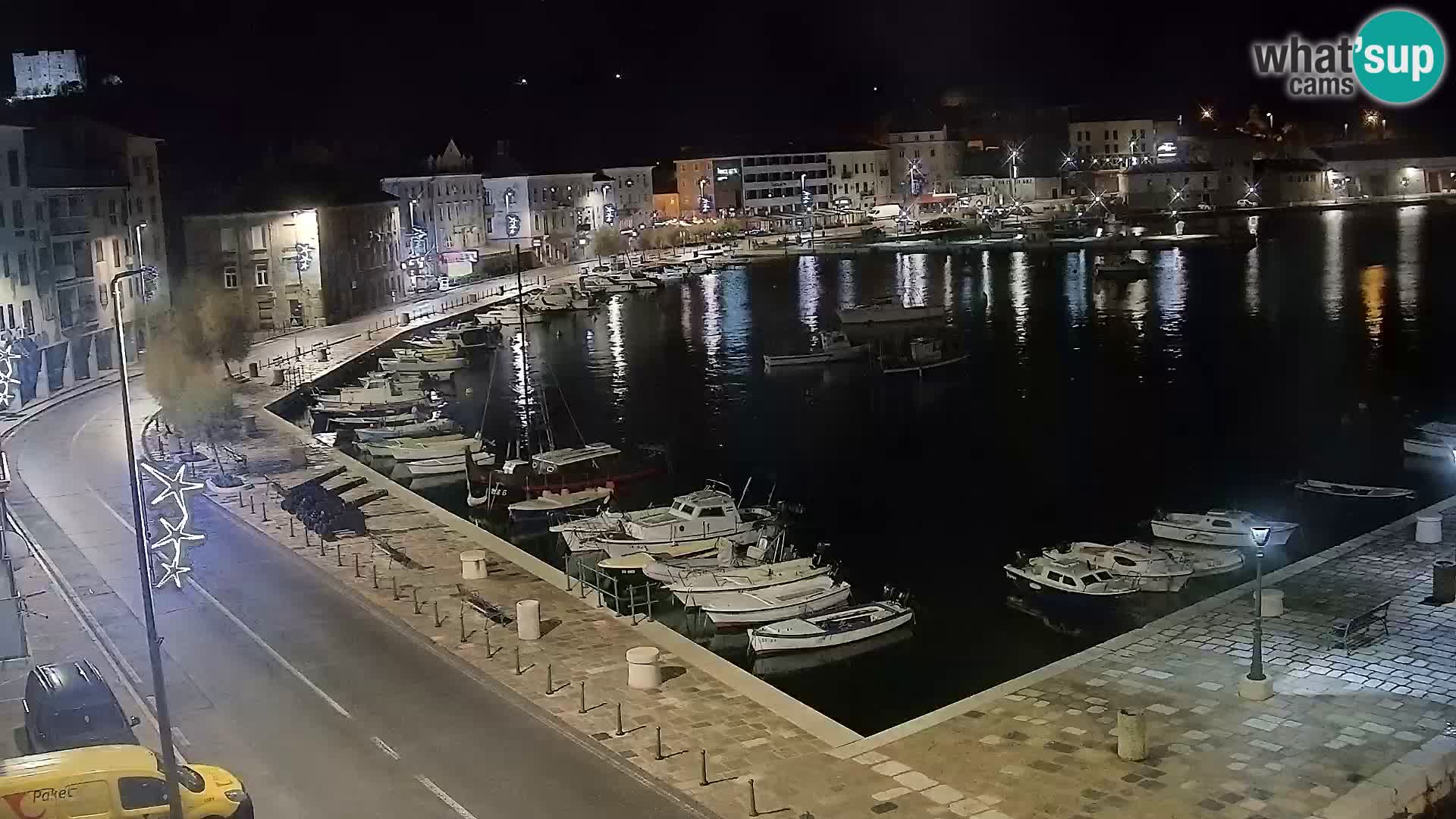 Senj Webcam – Panoramic view of Senj riva