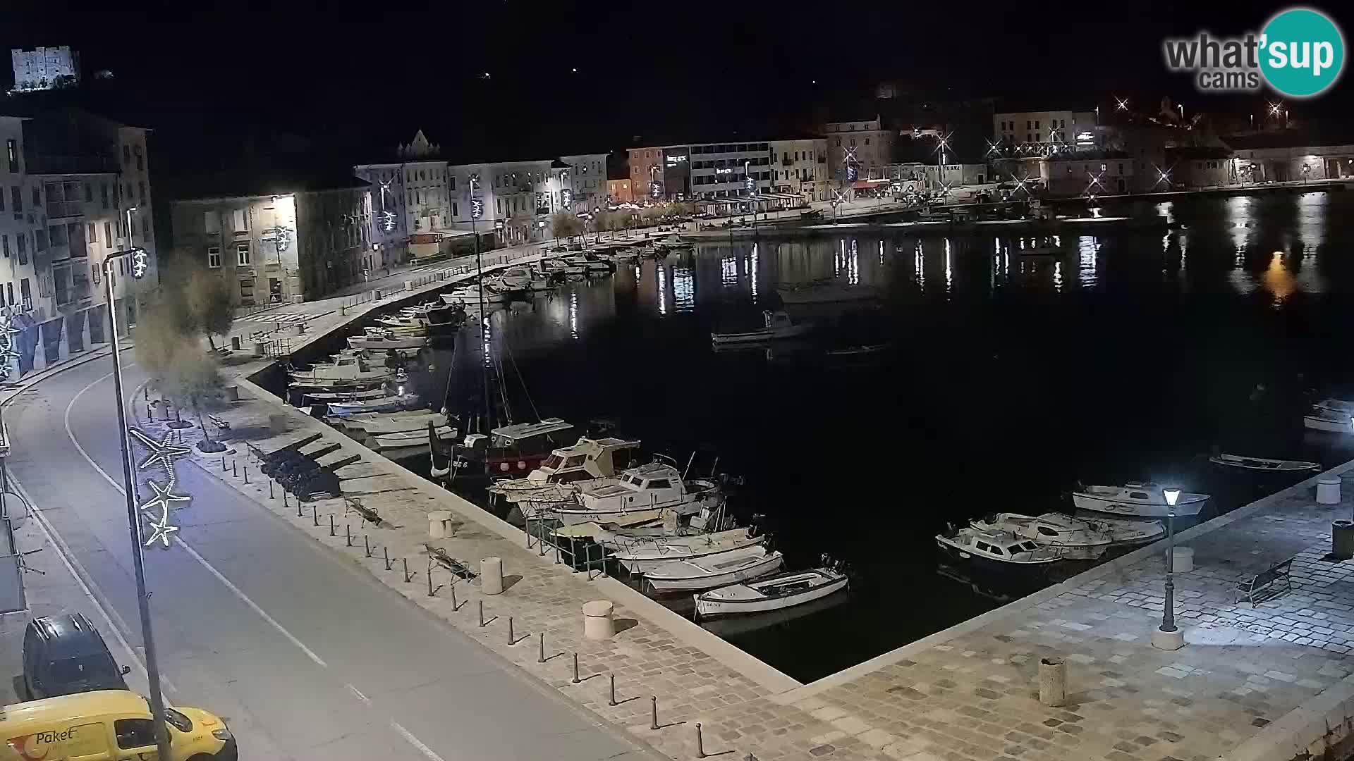Senj camera en vivo – Vista panorámica de Senj riva