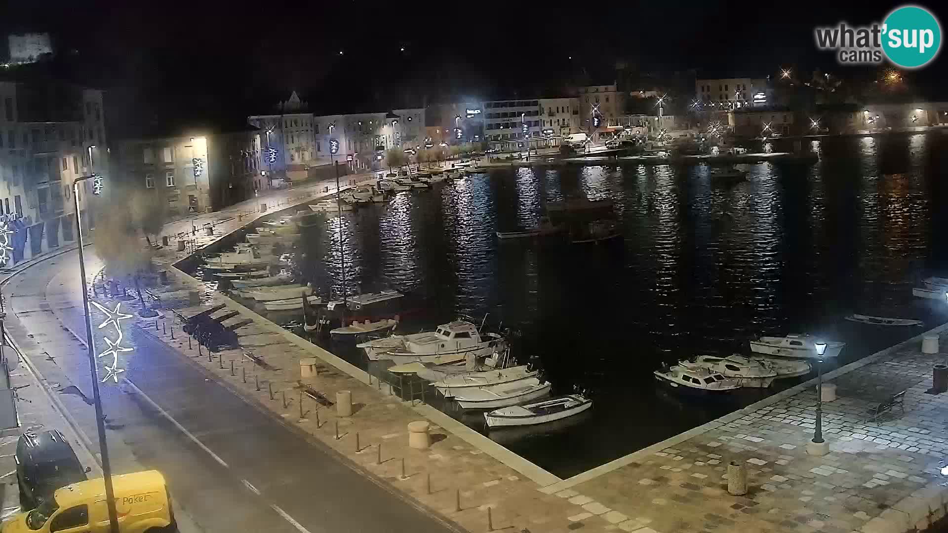 Senj Webcam – Panoramic view of Senj riva