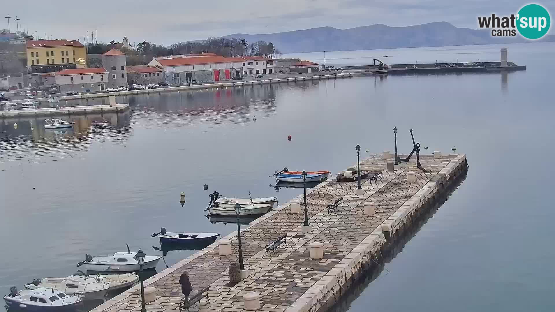 Webcam Segna – Panorama dell’lungomare di Senj