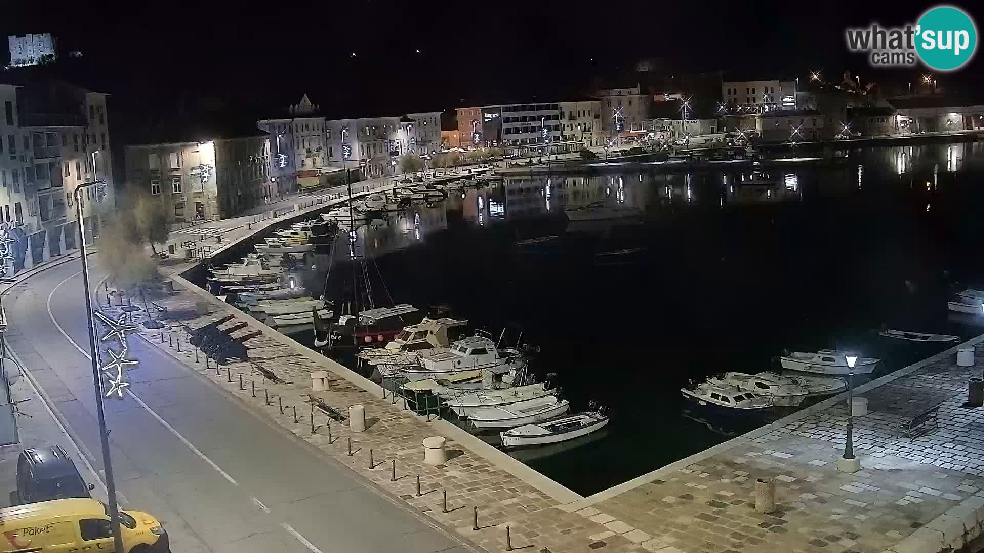Senj camera en vivo – Vista panorámica de Senj riva