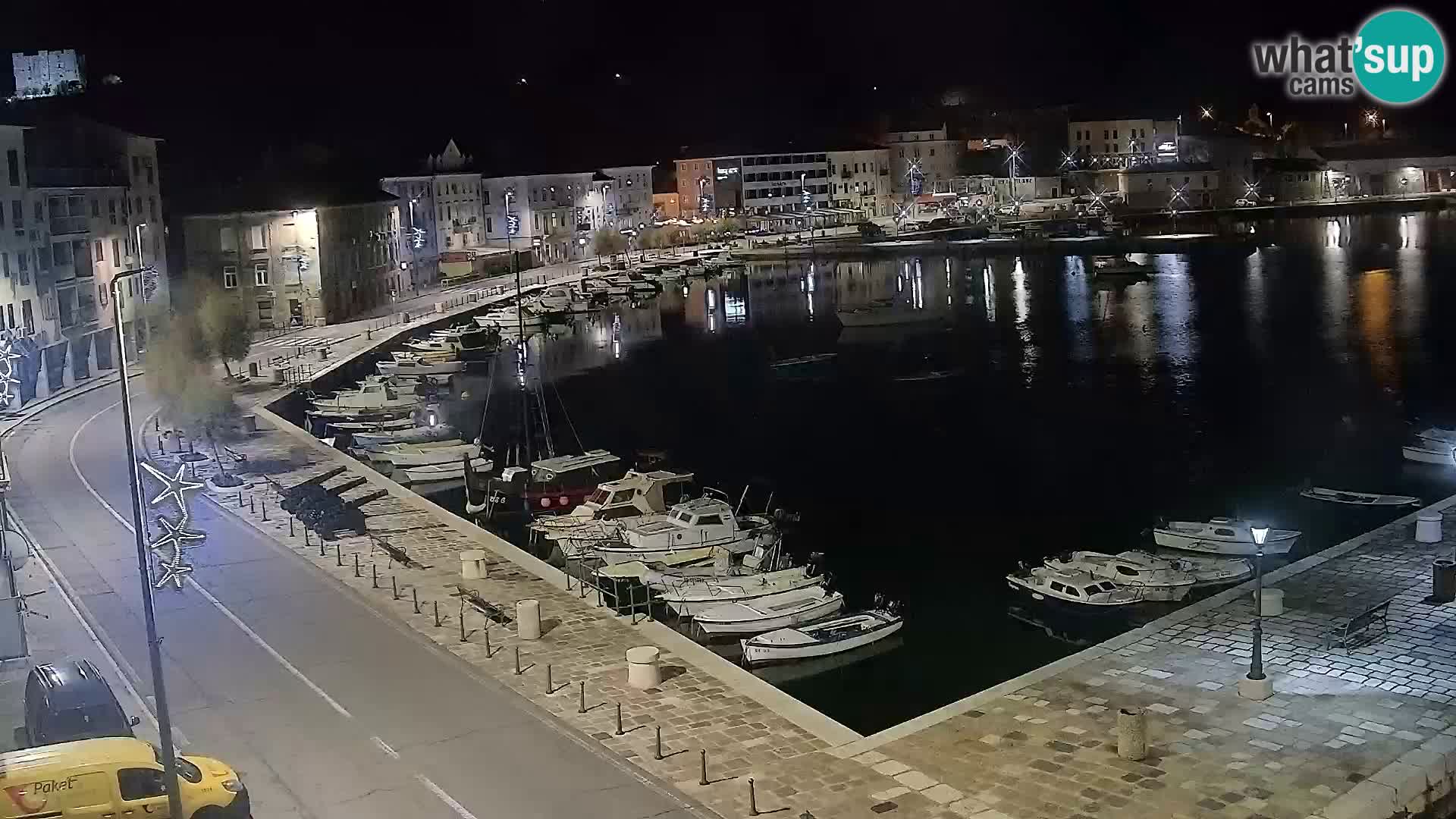 Senj Spletna kamera – pogled na obalo Senja