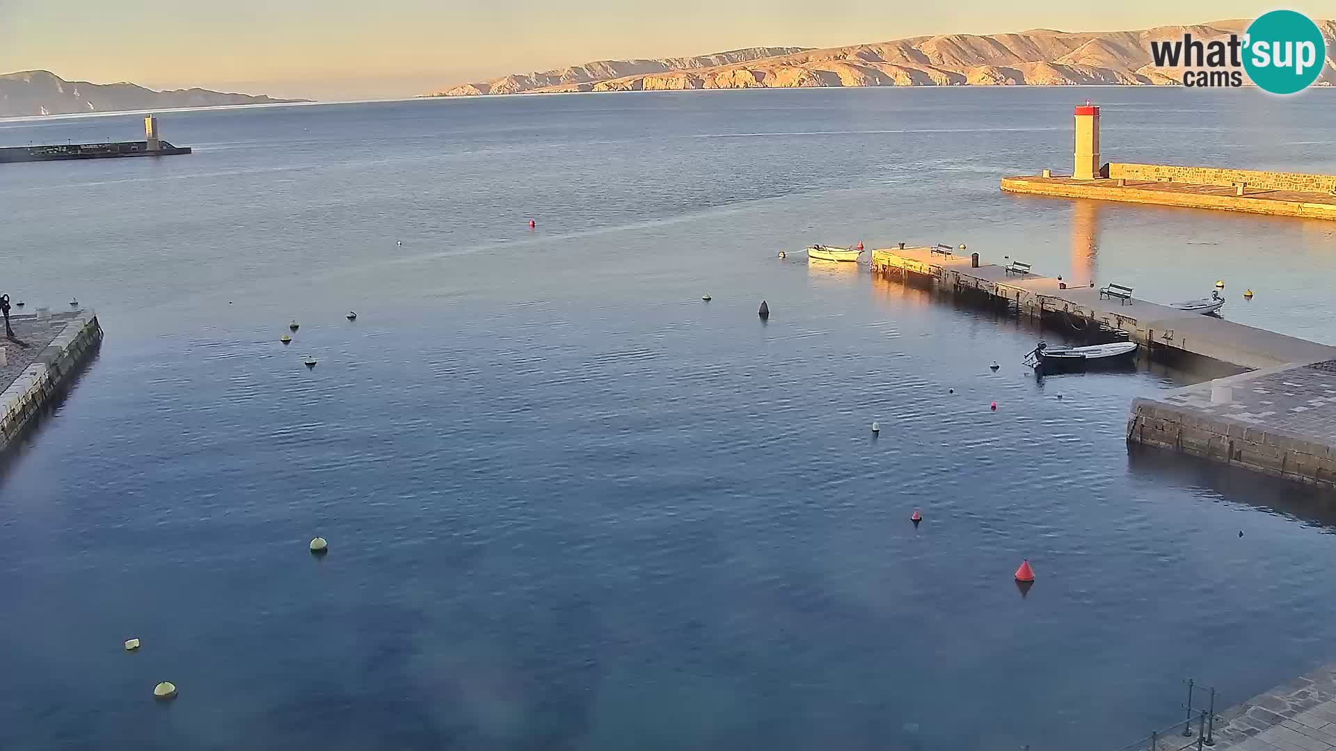 Webcam Segna – Panorama dell’lungomare di Senj