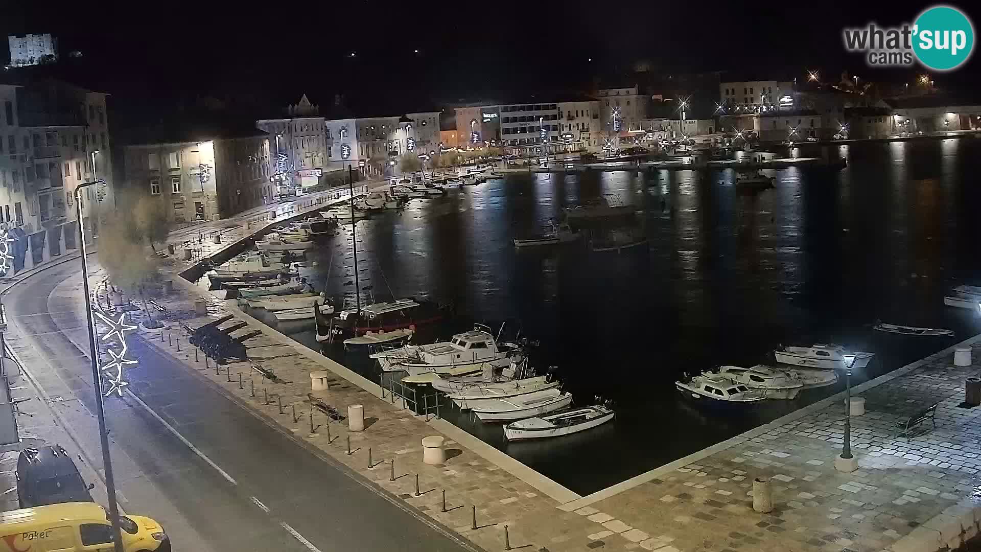 Senj Webcam – Panoramic view of Senj riva