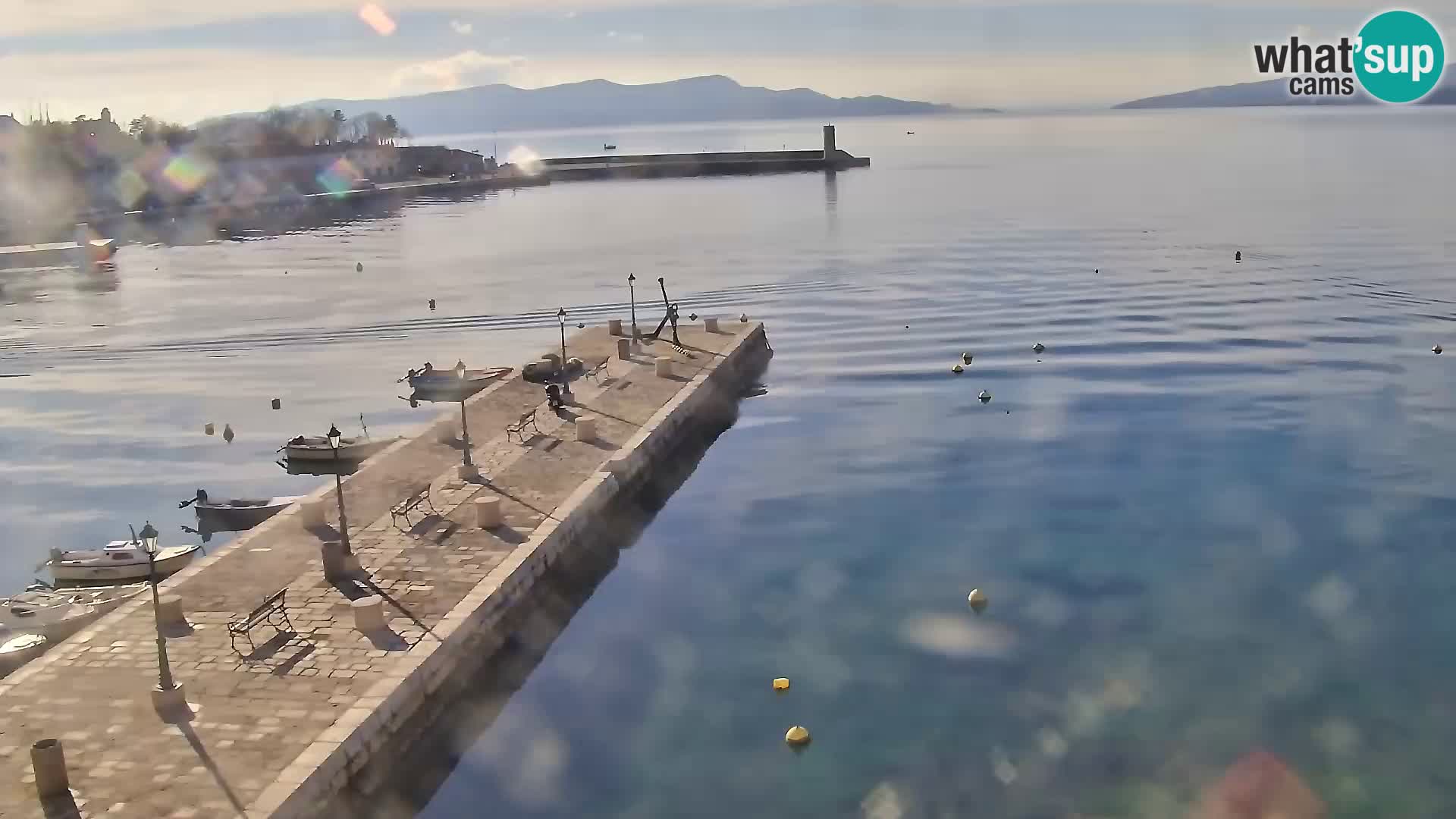 Kamera u živo Senj – Panoramski pogled na senjsku rivu