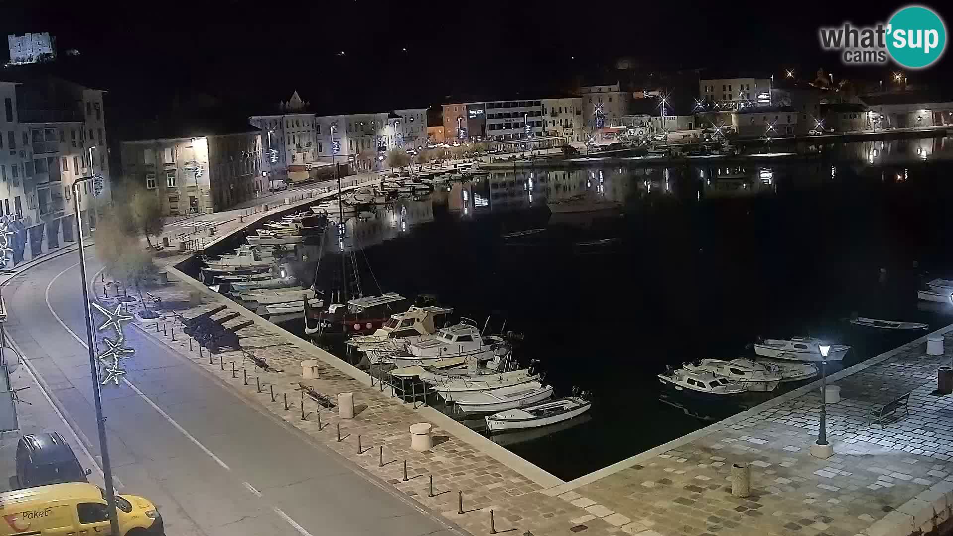 Senj Webcam – Panoramic view of Senj riva