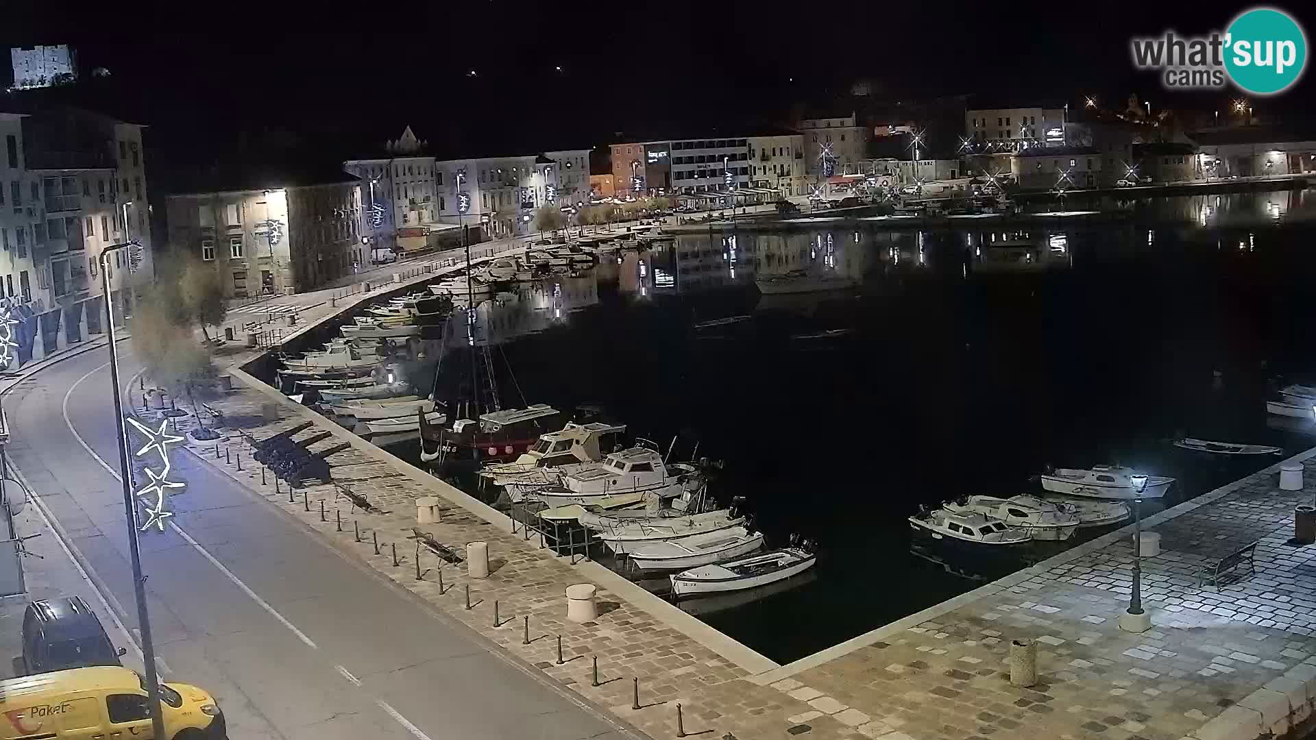 Senj camera en vivo – Vista panorámica de Senj riva