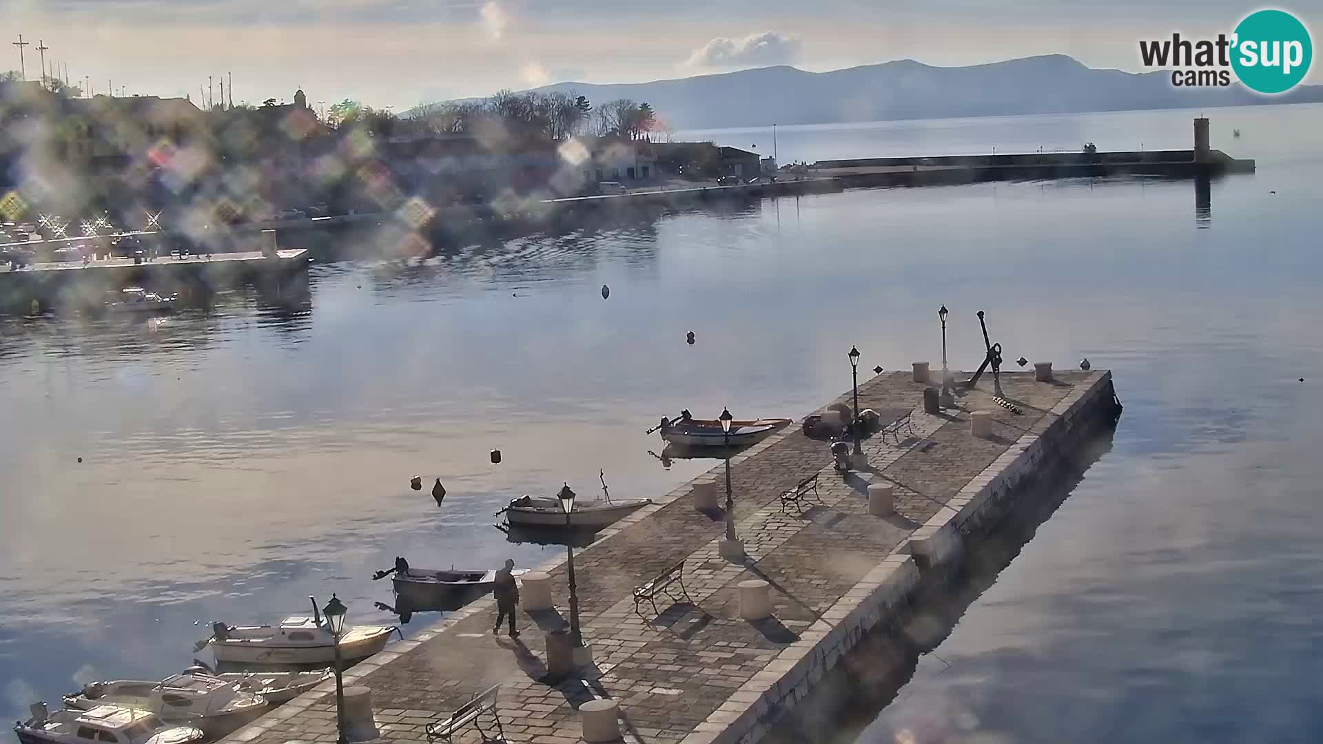 Senj Spletna kamera – pogled na obalo Senja