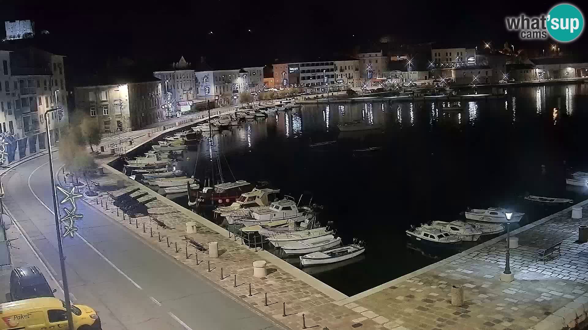 Senj Webcam – Panoramic view of Senj riva