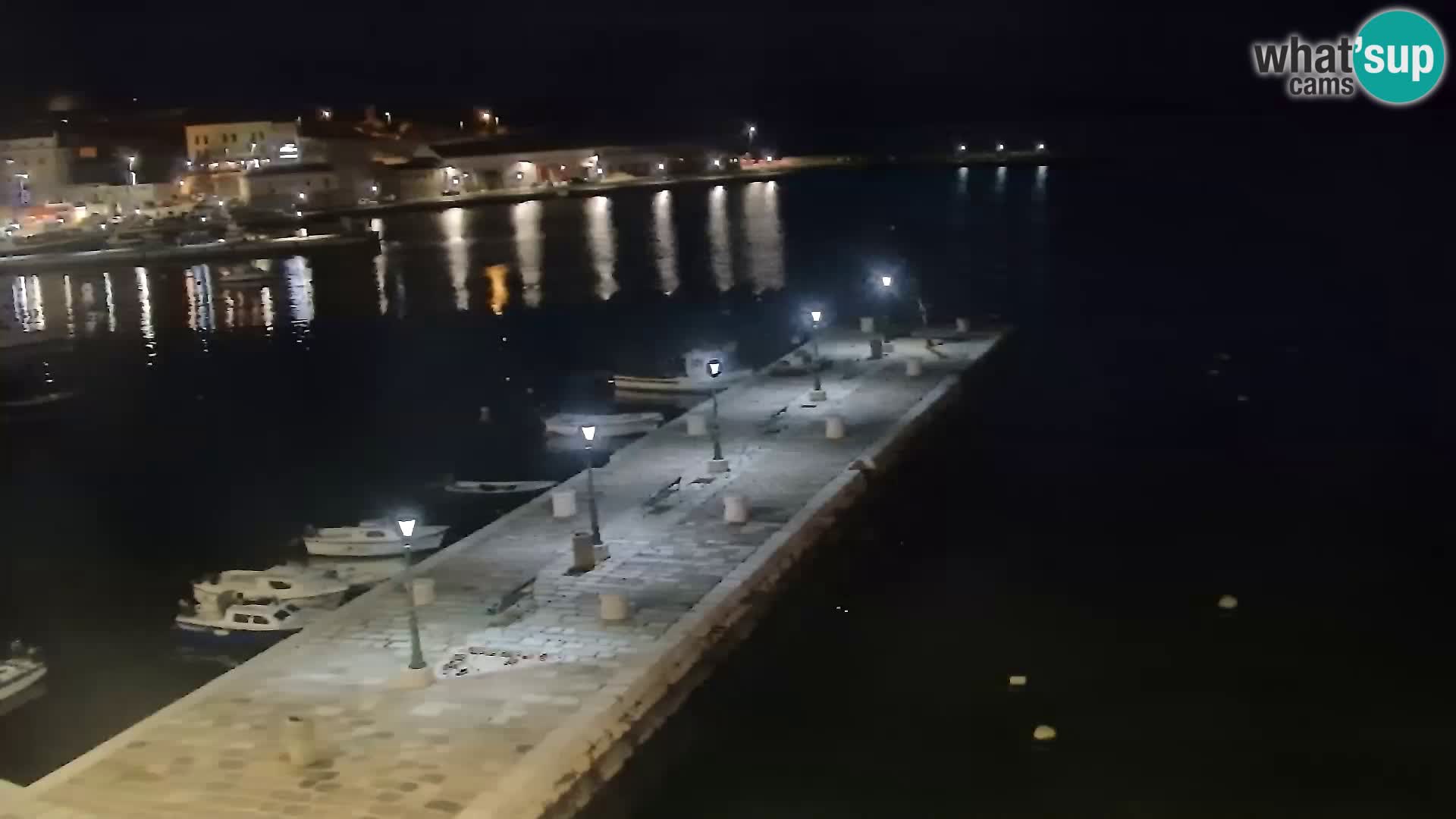 Senj Webcam – Panoramic view of Senj riva