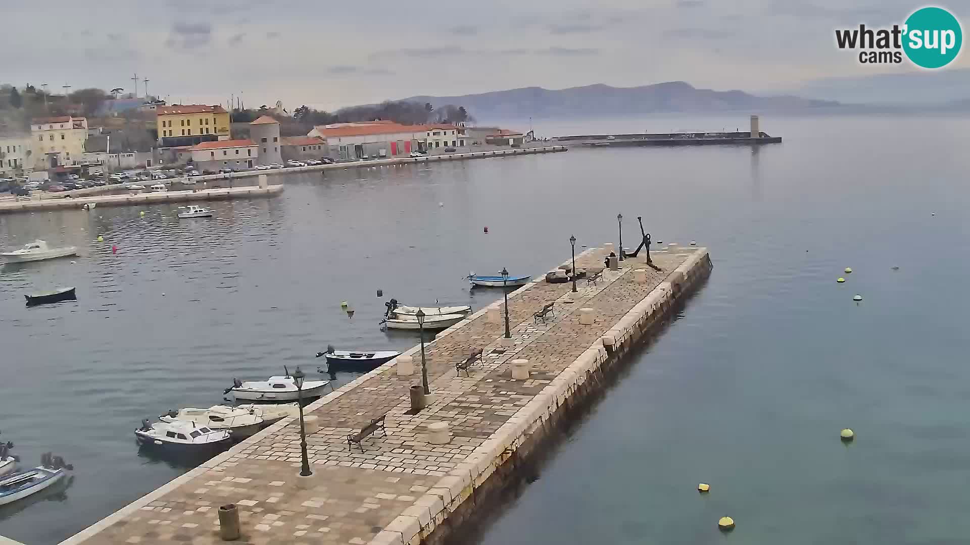 Senj Webcam – Panoramic view of Senj riva