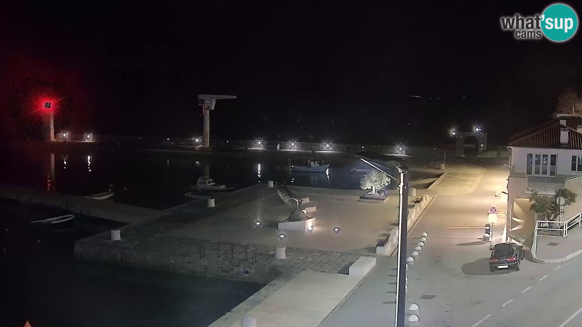 Kamera u živo Senj – Panoramski pogled na senjsku rivu