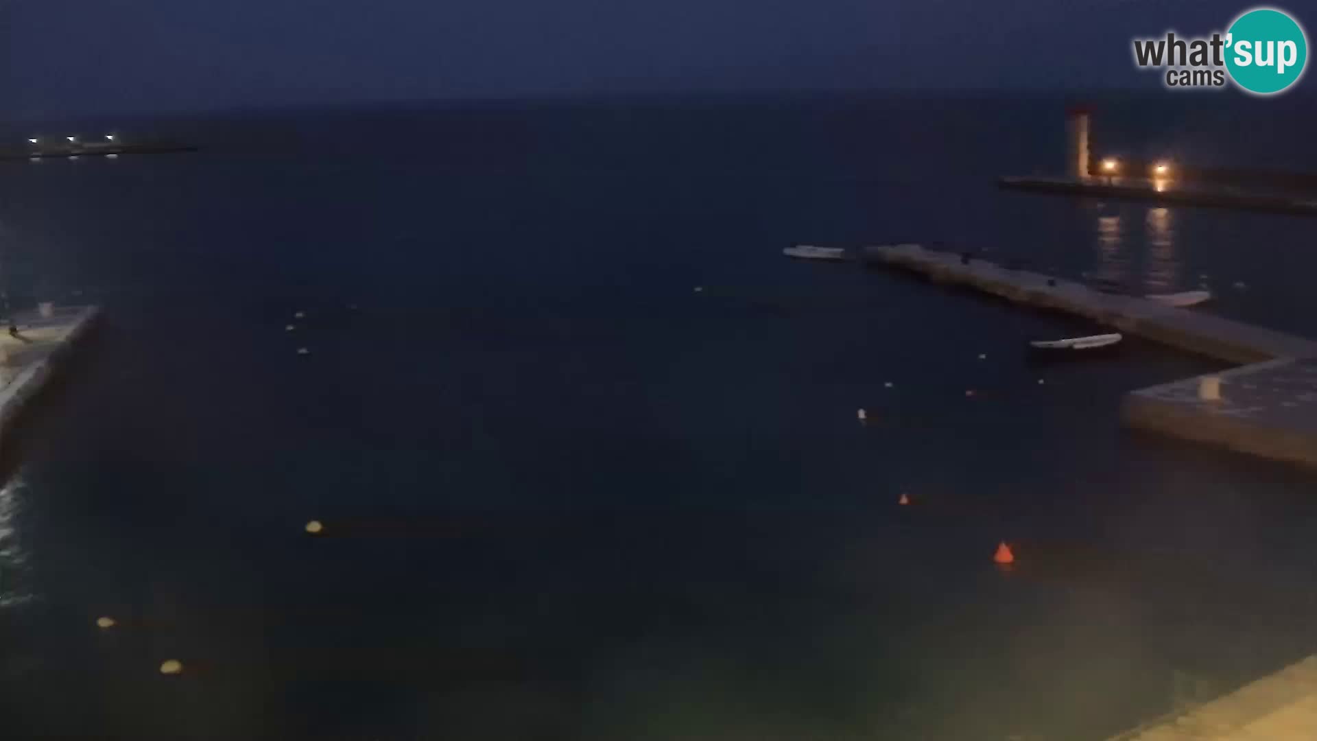 Senj Spletna kamera – pogled na obalo Senja