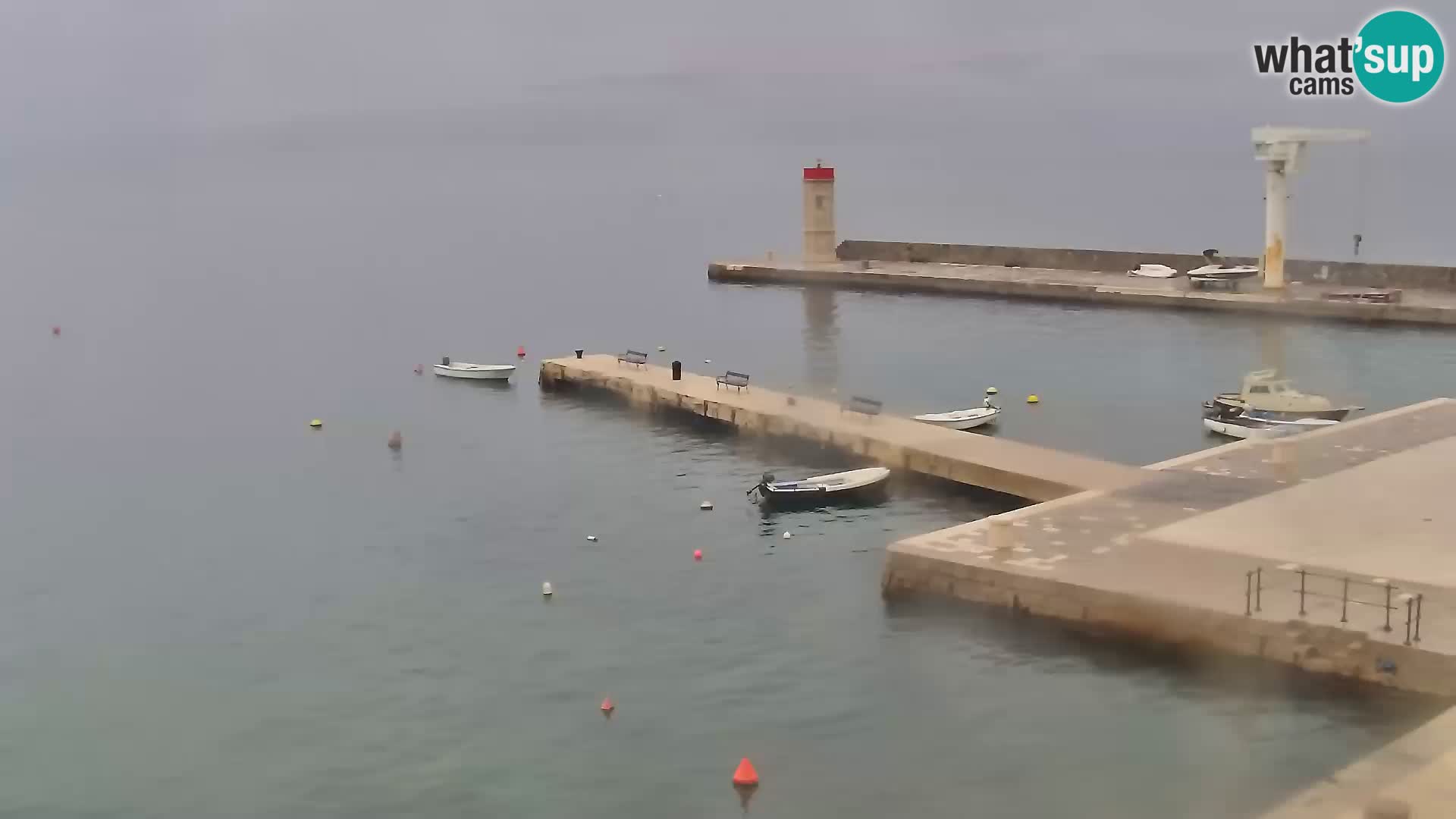 Senj camera en vivo – Vista panorámica de Senj riva