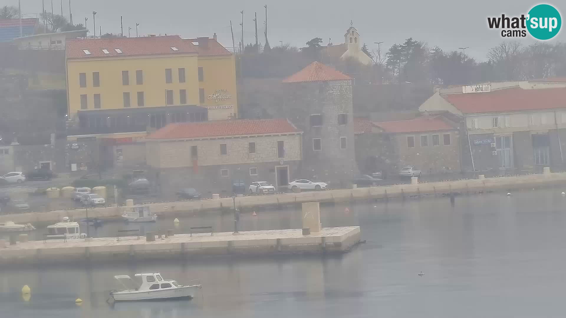 Kamera u živo Senj – Panoramski pogled na senjsku rivu