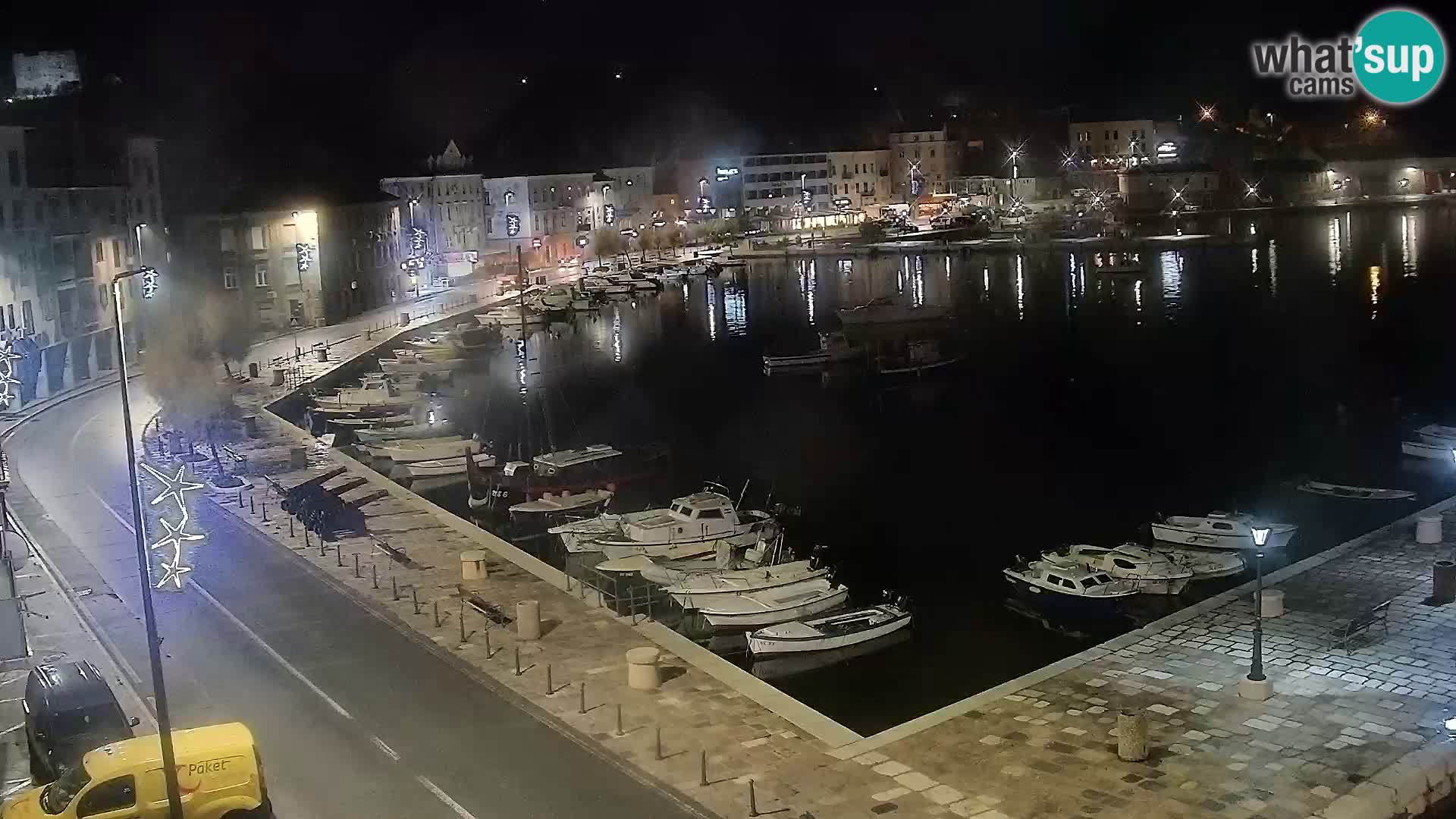 Senj Webcam – Panoramic view of Senj riva
