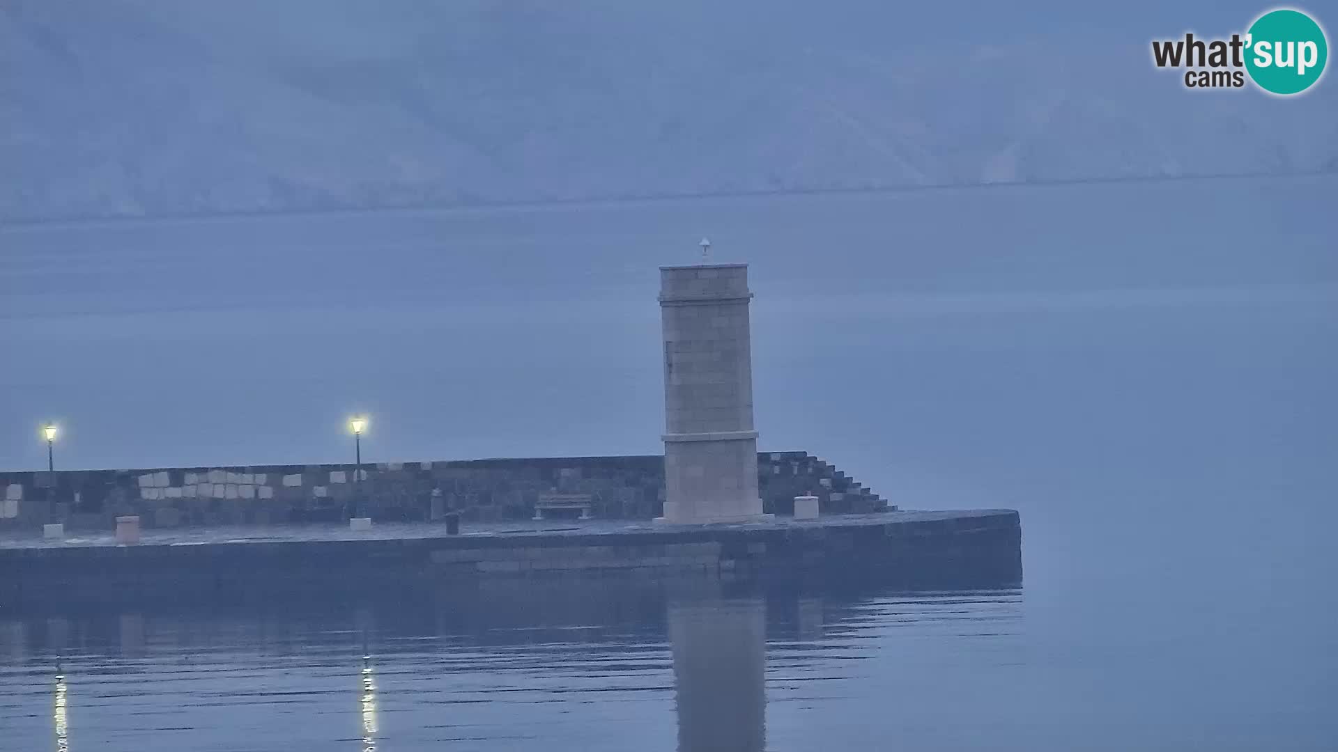 Senj camera en vivo – Vista panorámica de Senj riva