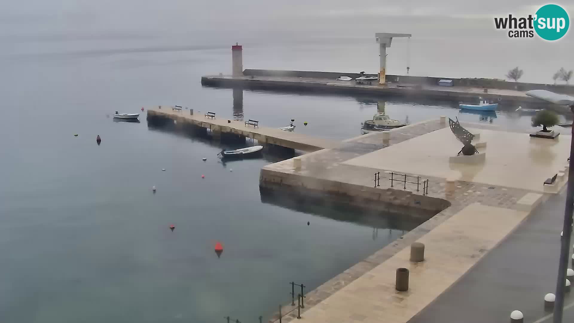 Senj camera en vivo – Vista panorámica de Senj riva