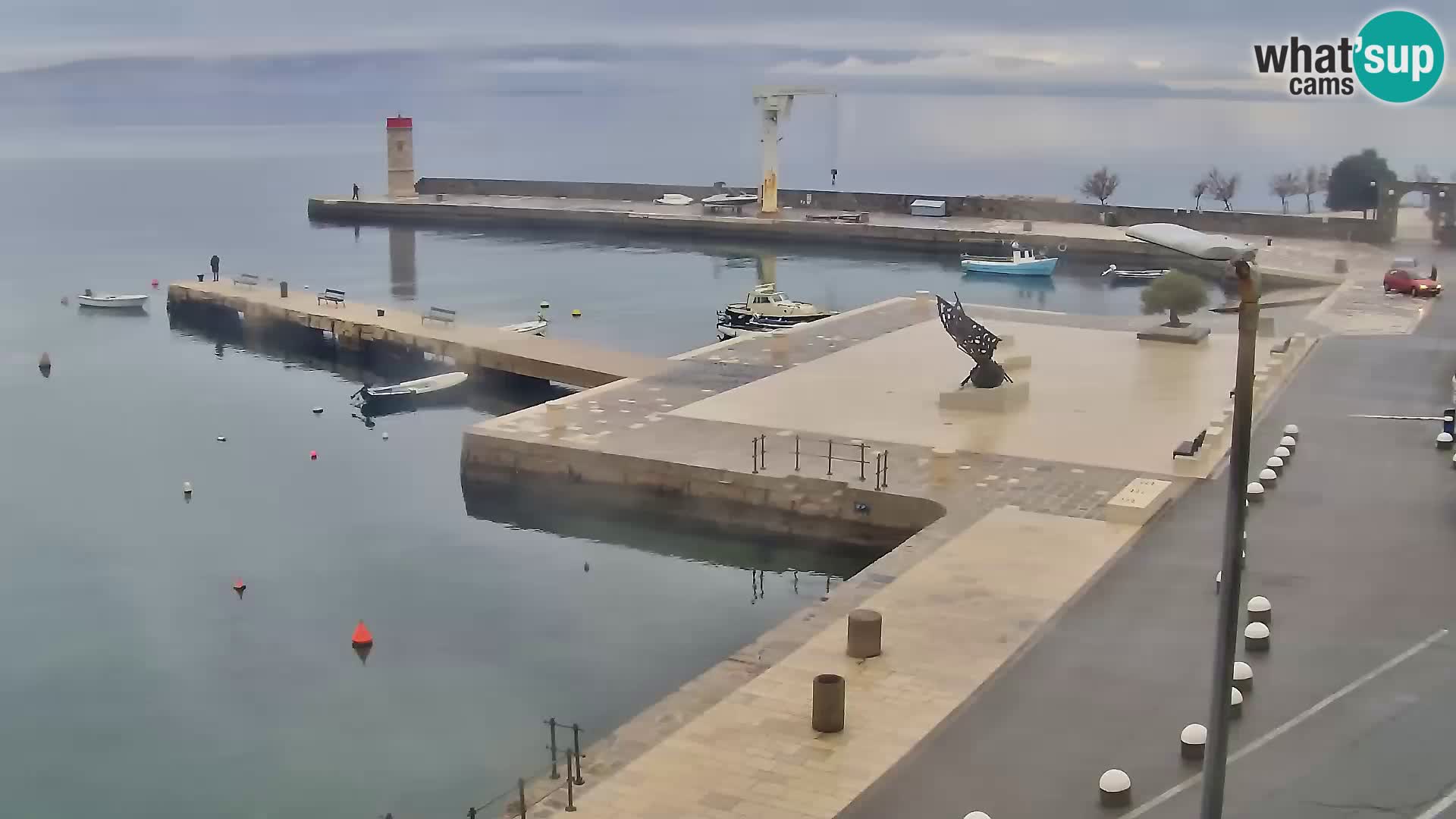 Webcam Segna – Panorama dell’lungomare di Senj