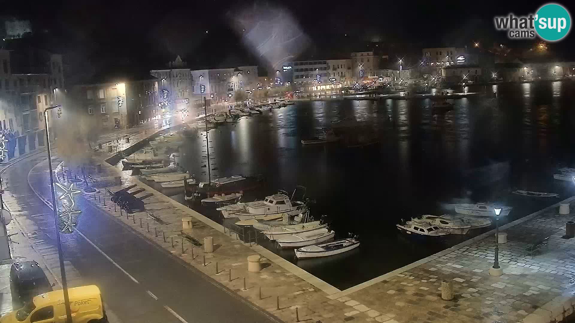 Senj camera en vivo – Vista panorámica de Senj riva