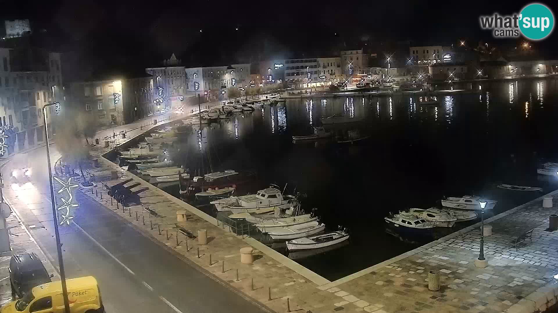 Webcam Segna – Panorama dell’lungomare di Senj