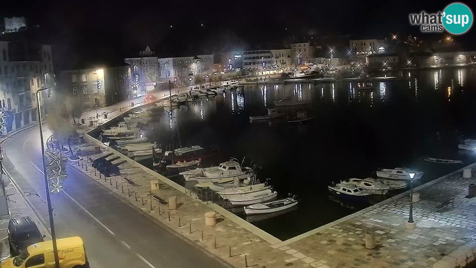 Webcam Segna – Panorama dell’lungomare di Senj