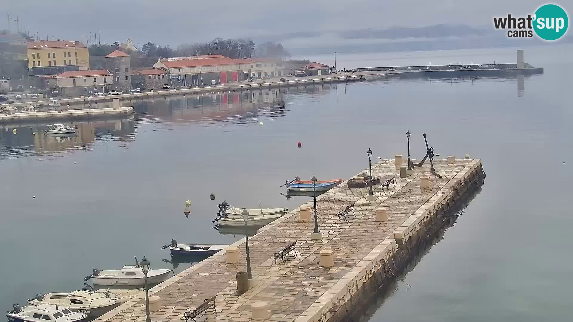 Senj camera en vivo – Vista panorámica de Senj riva