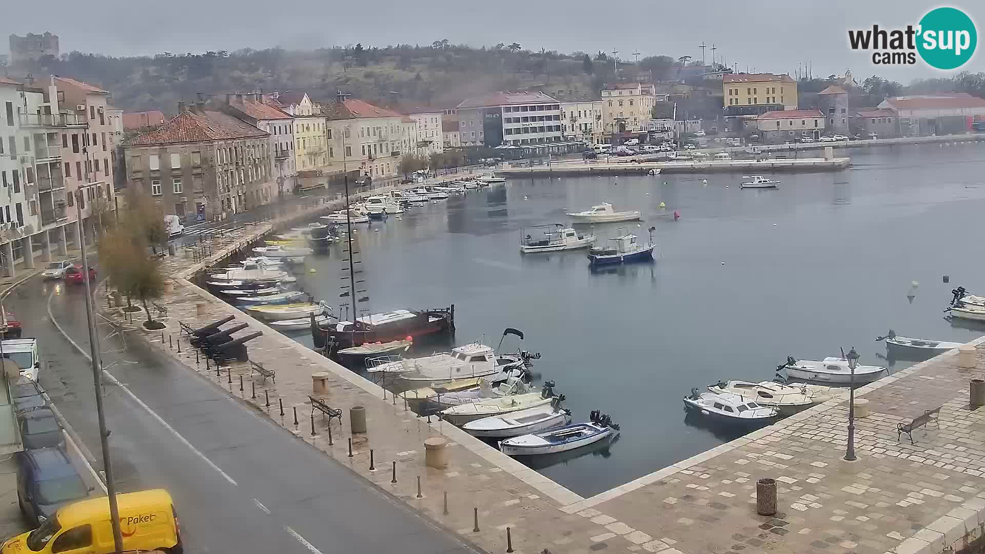 Kamera u živo Senj – Panoramski pogled na senjsku rivu