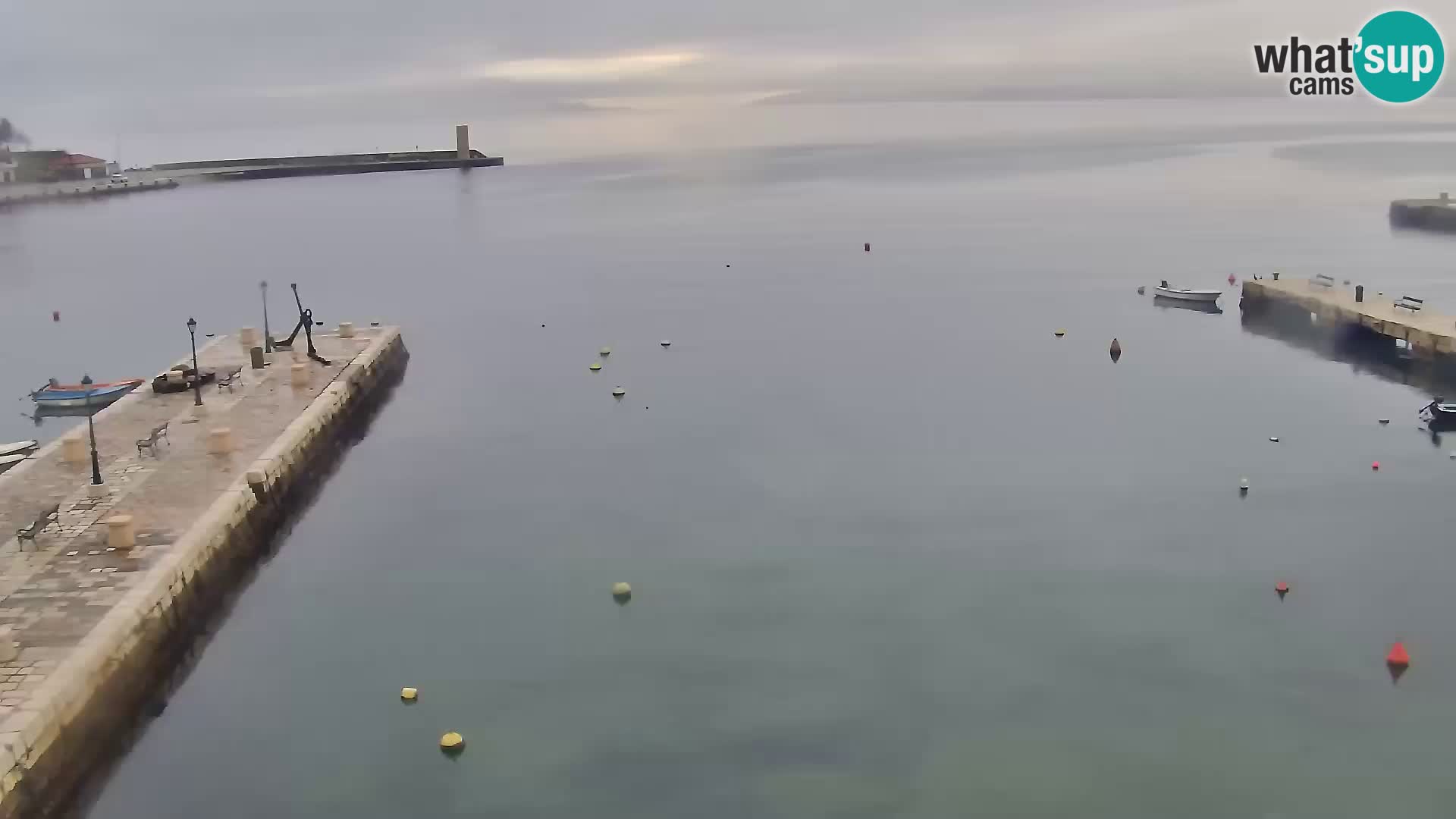 Senj camera en vivo – Vista panorámica de Senj riva