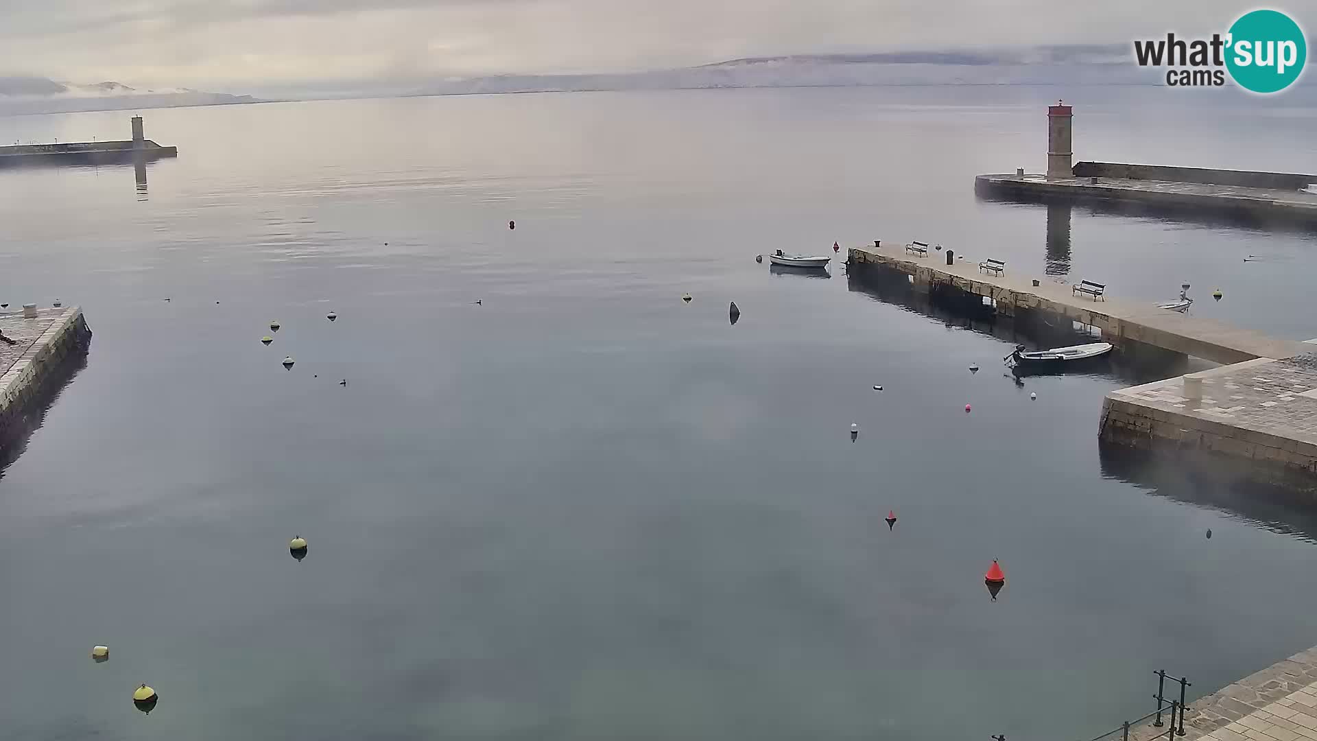Senj camera en vivo – Vista panorámica de Senj riva