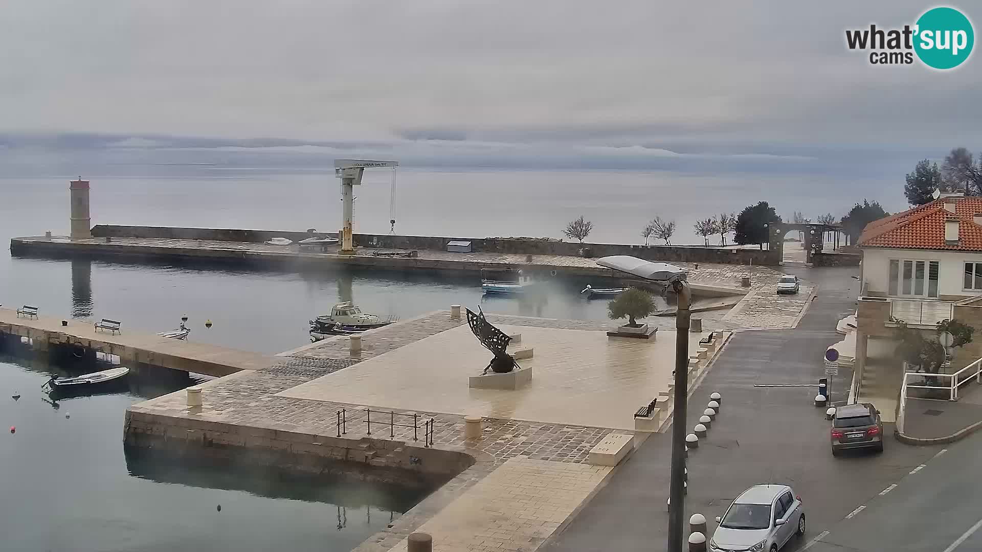 Senj camera en vivo – Vista panorámica de Senj riva