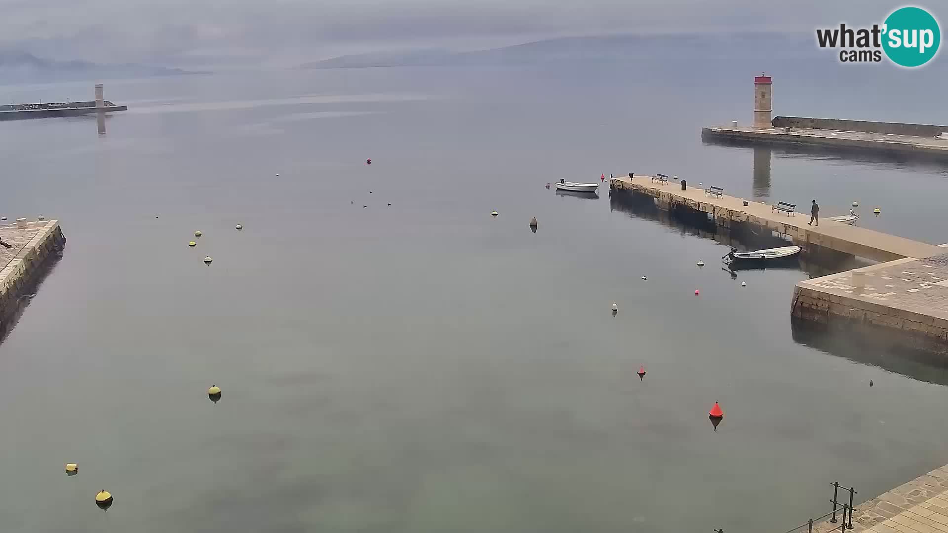 Kamera u živo Senj – Panoramski pogled na senjsku rivu