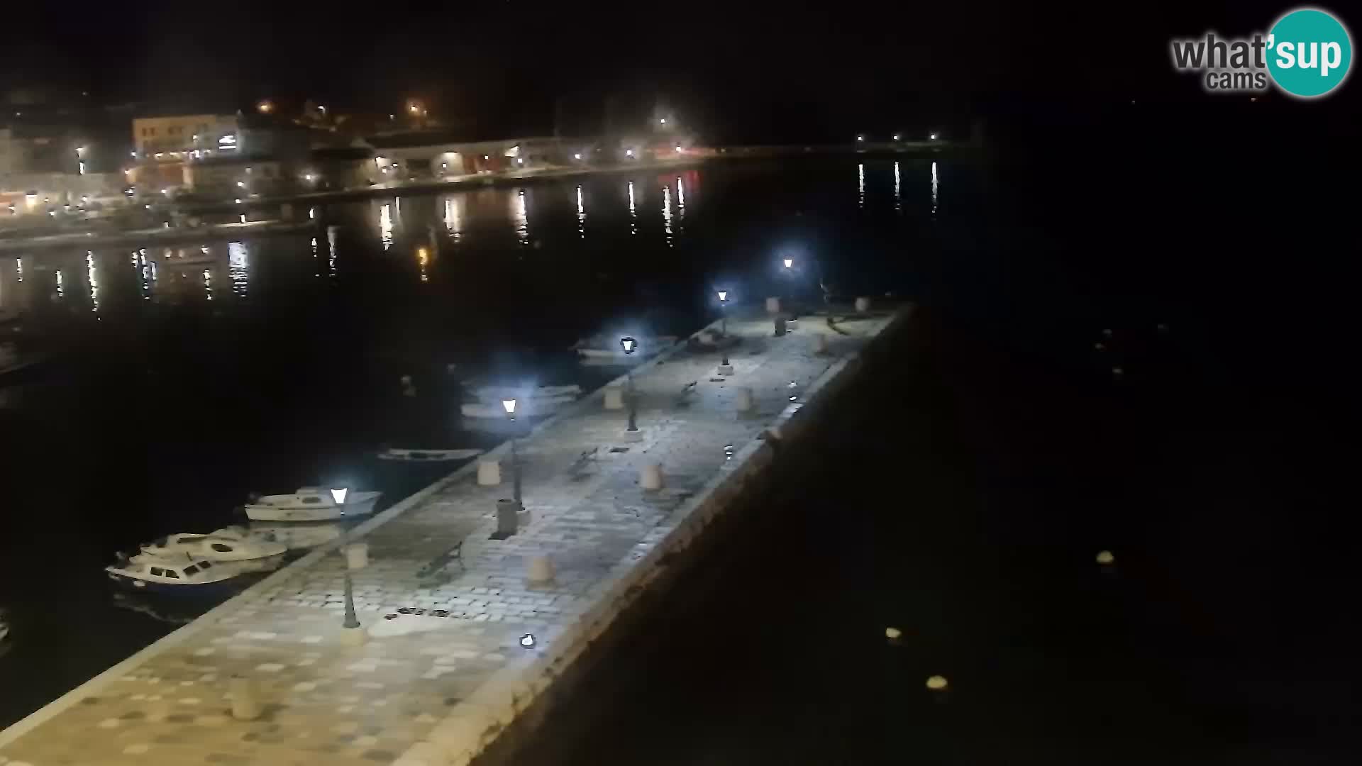 Senj Spletna kamera – pogled na obalo Senja