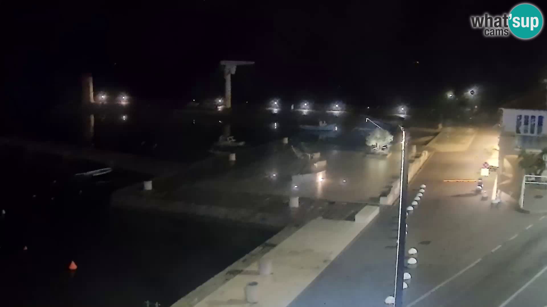 Kamera u živo Senj – Panoramski pogled na senjsku rivu