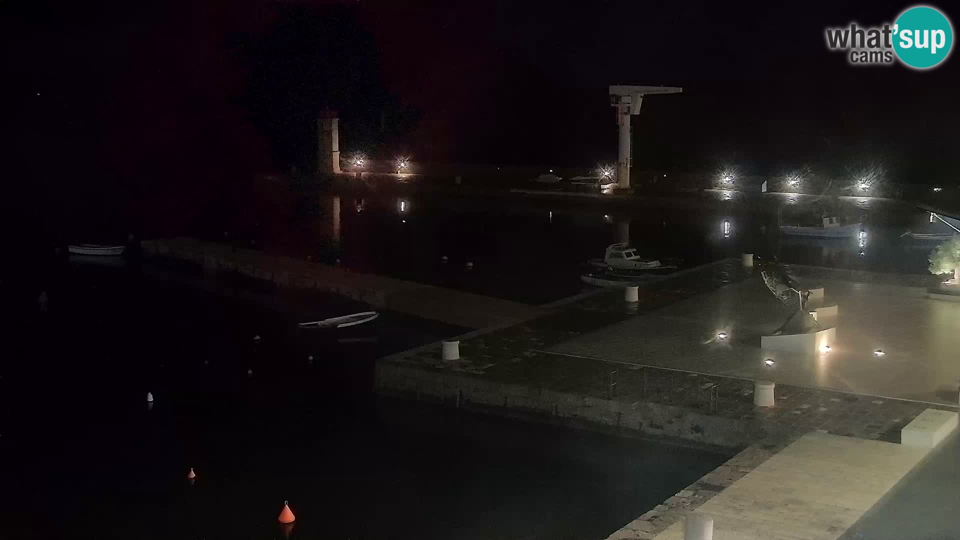 Webcam Senj – Panoramablick auf die Riva Senj