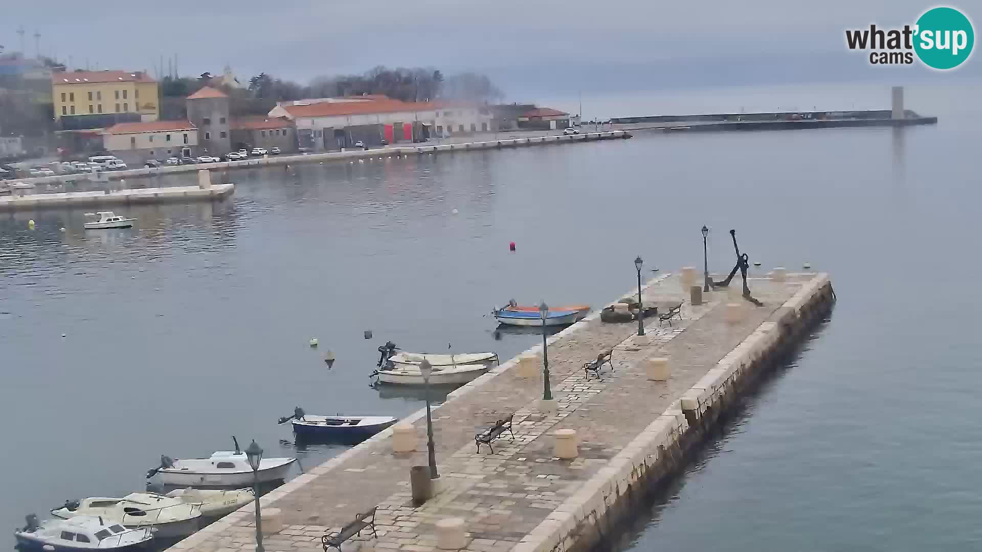 Webcam Segna – Panorama dell’lungomare di Senj