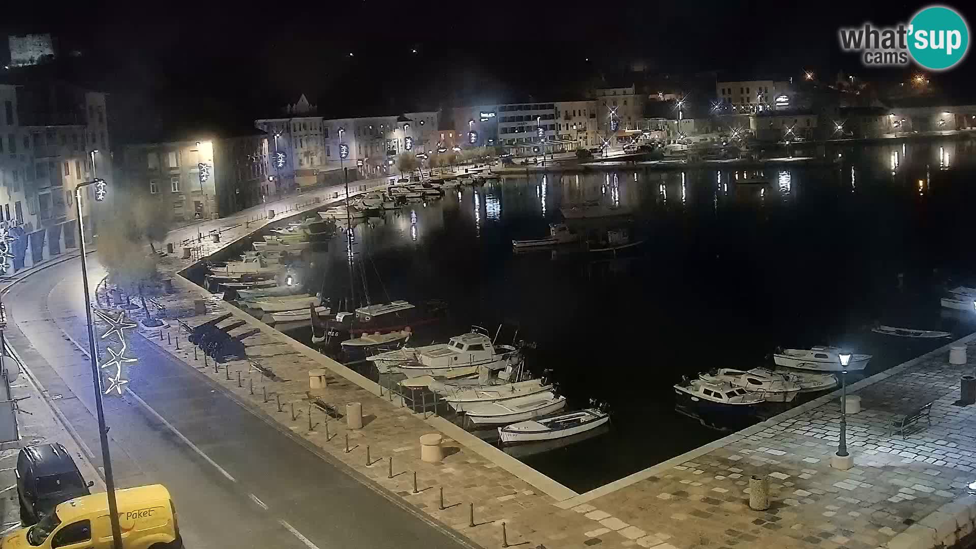 Senj camera en vivo – Vista panorámica de Senj riva
