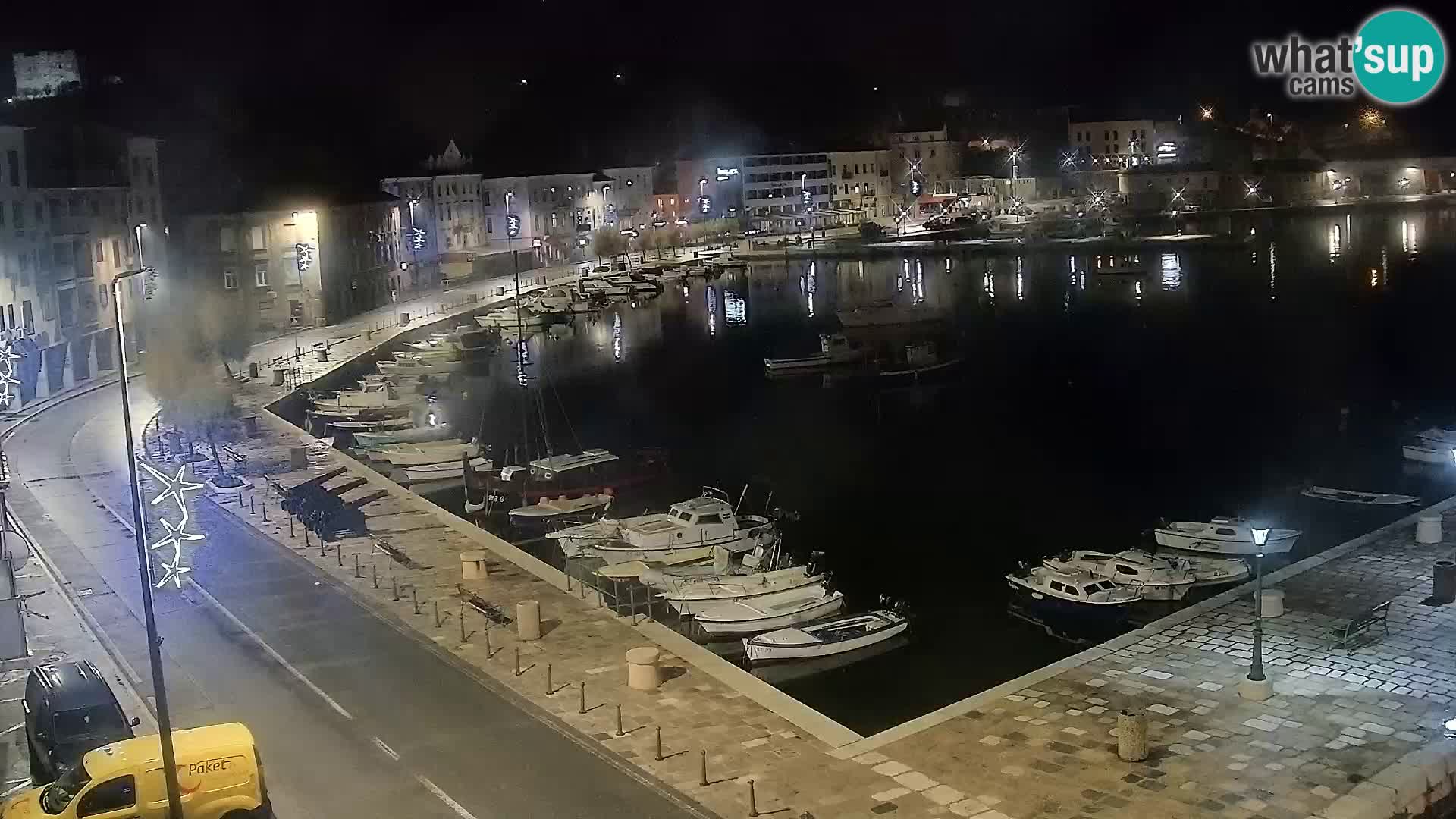 Senj Spletna kamera – pogled na obalo Senja