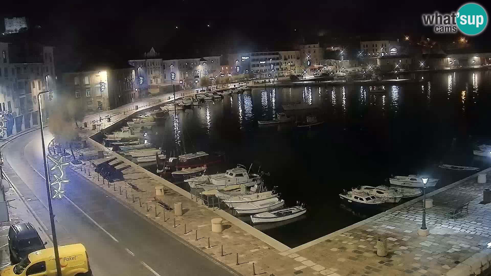 Senj Webcam – Panoramic view of Senj riva