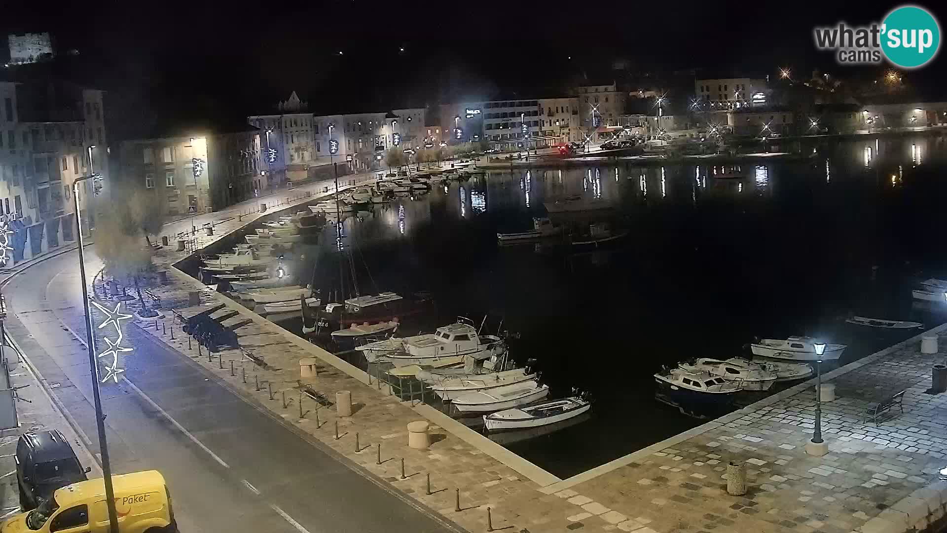 Senj Webcam – Panoramic view of Senj riva