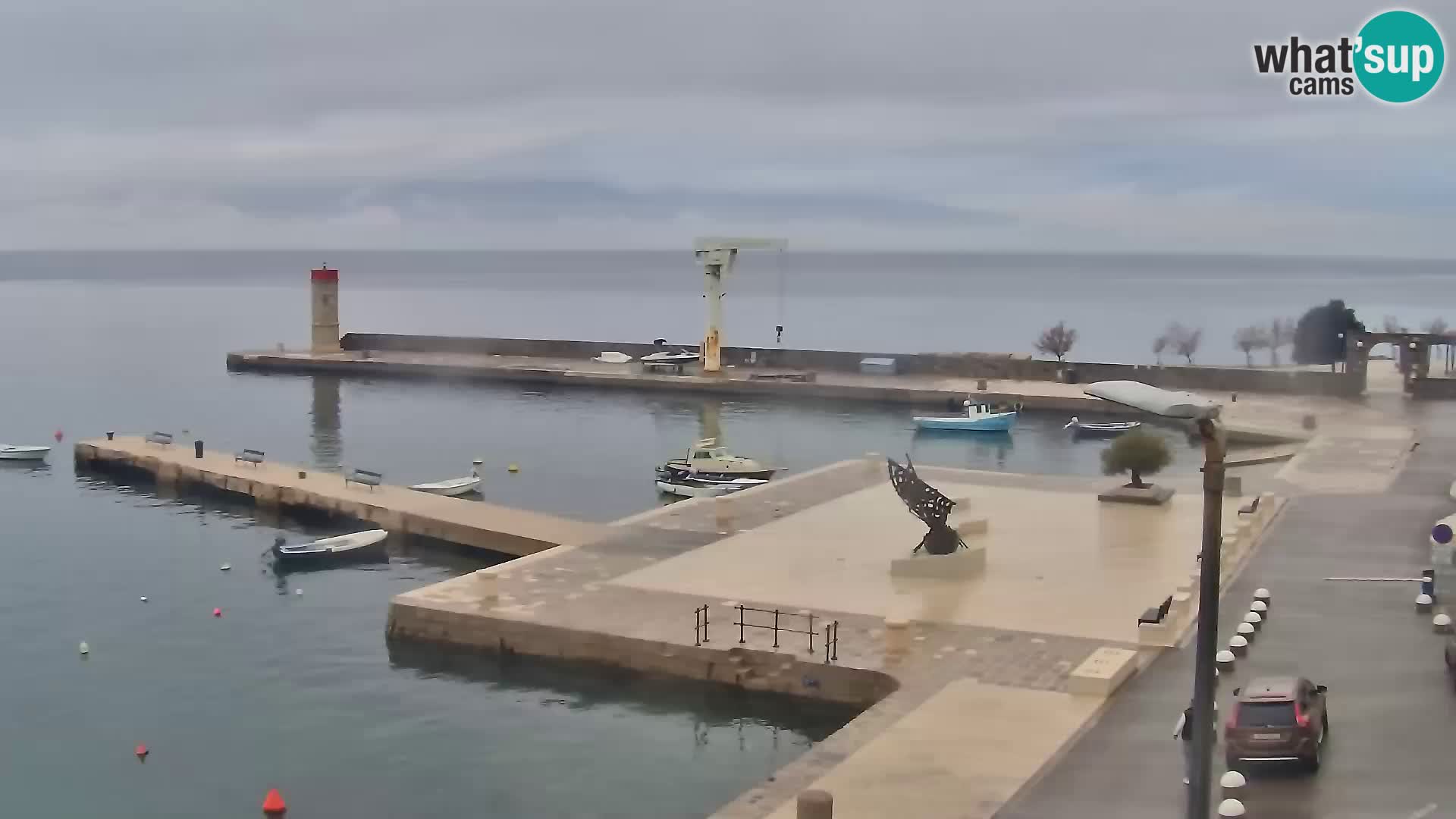 Senj Webcam – Panoramic view of Senj riva