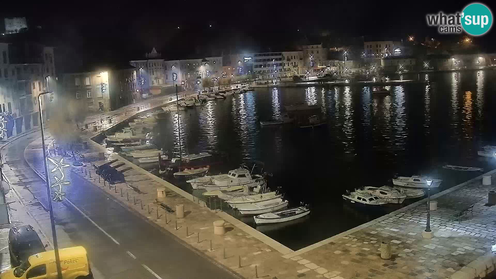 Senj Spletna kamera – pogled na obalo Senja