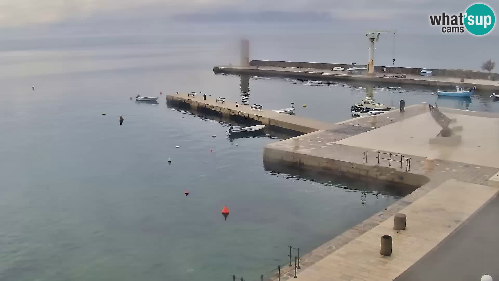 Webcam Segna – Panorama dell’lungomare di Senj