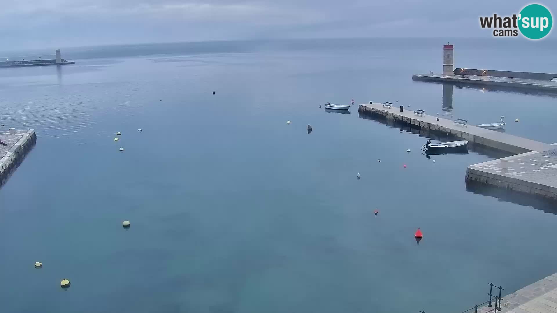Kamera u živo Senj – Panoramski pogled na senjsku rivu