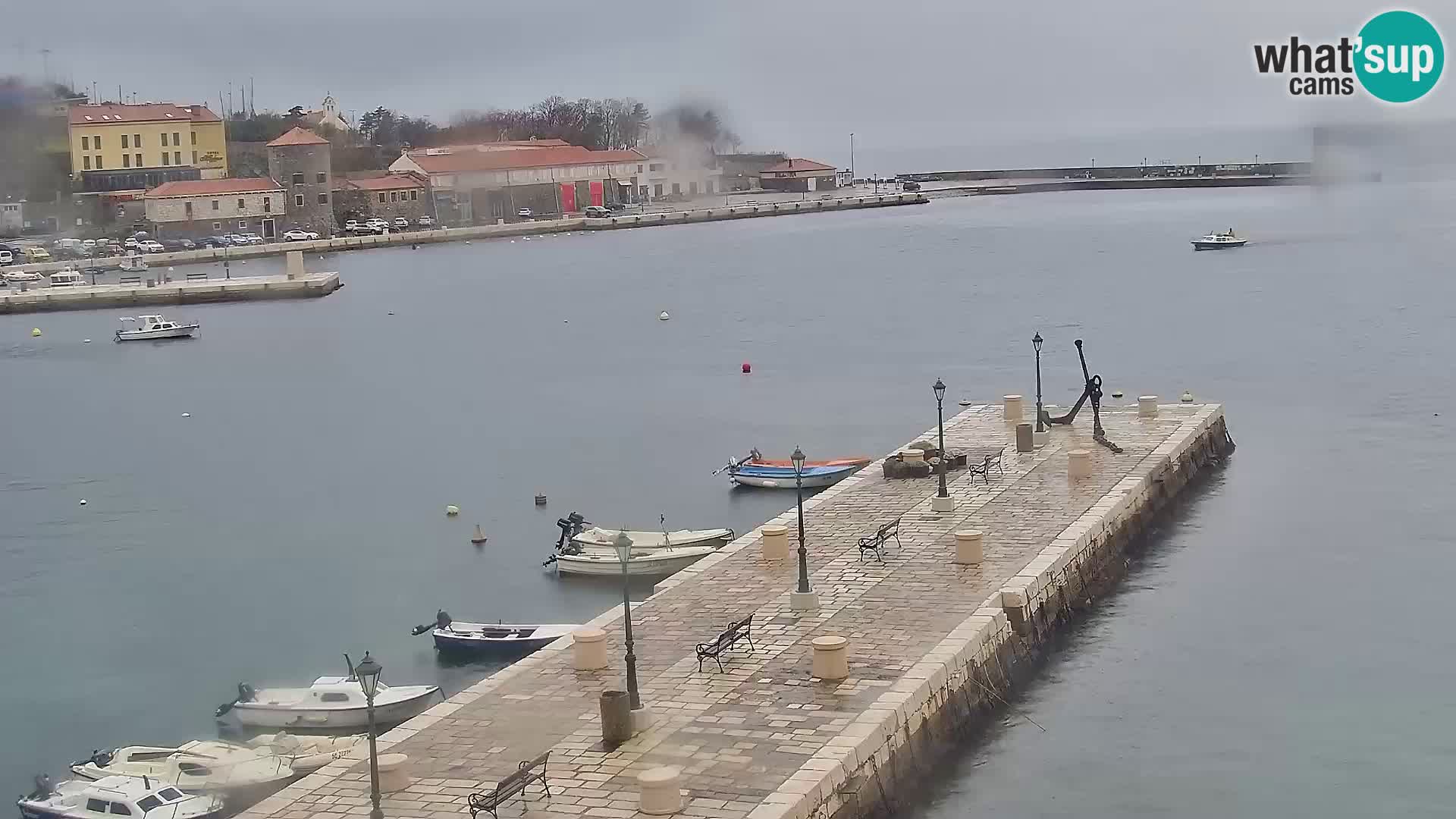 Senj Spletna kamera – pogled na obalo Senja