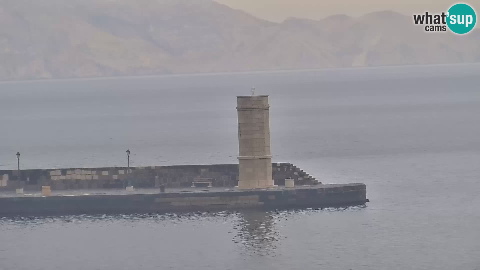 Kamera u živo Senj – Panoramski pogled na senjsku rivu